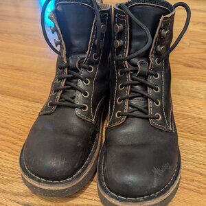 Birkenstock Birmingham Lace Boots Oiled Leather - Roast